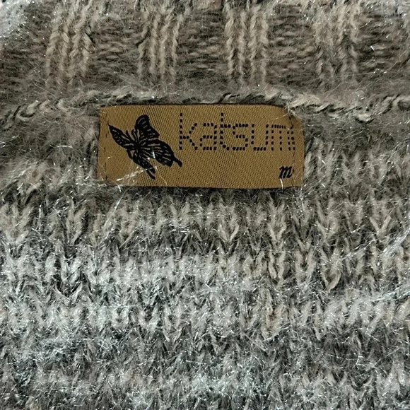 Gray Women's Fuzzy Cardigan - Picture 2 of 5